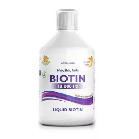 Swedish nutra biotin 10000 folyékony vitamin 500ml